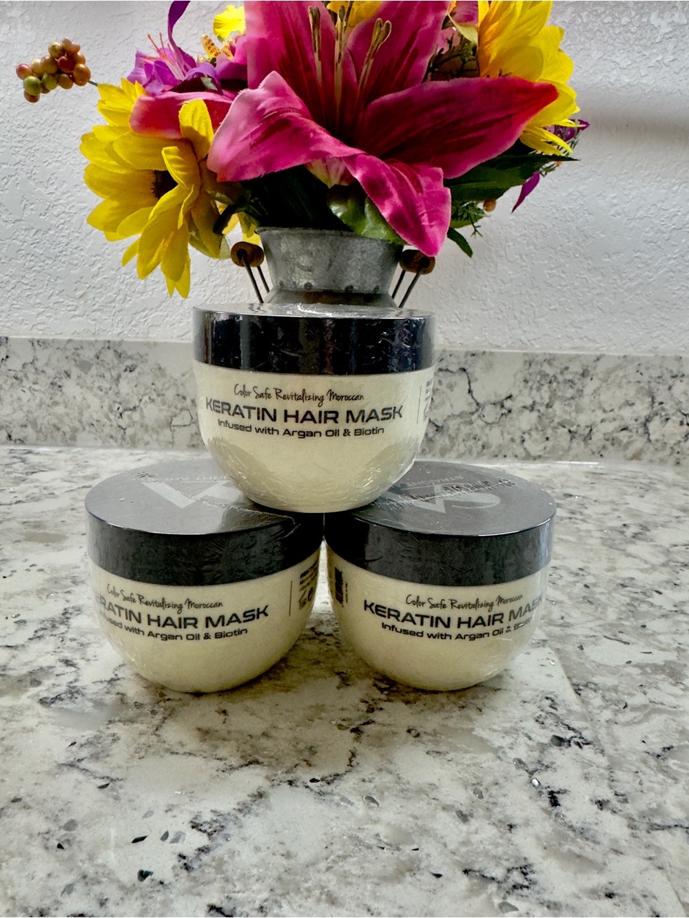 SA Keratin Hair Mask Infused with Argan Oil & Biotin